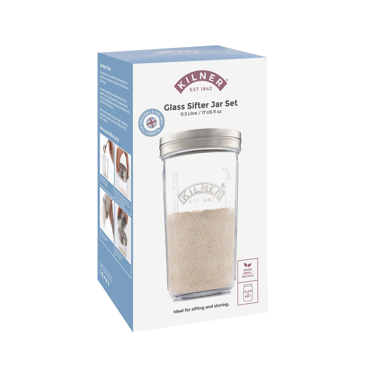 Kilner Sifter Jar Set - RAYWARE - Beattys of Loughrea