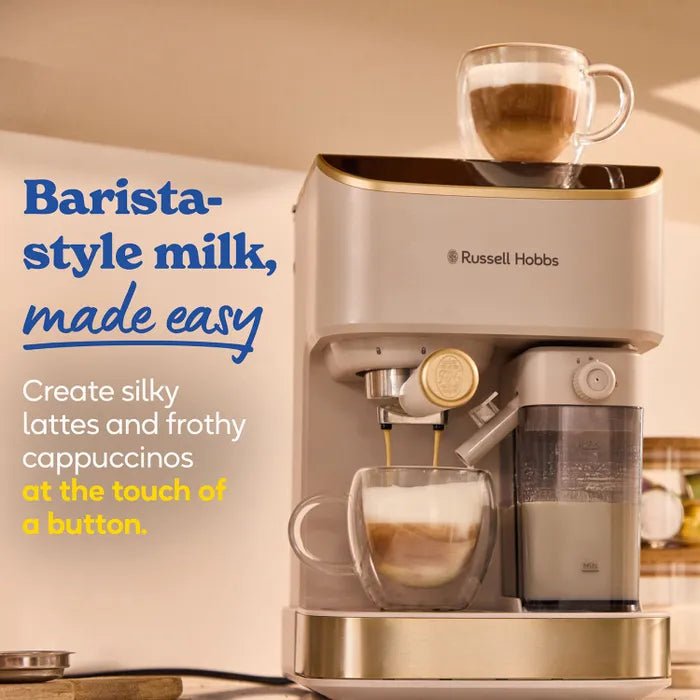 Russell Hobbs Cafe Genie Espresso Machine - 28760 - COFFEE MAKERS / ACCESSORIES - Beattys of Loughrea