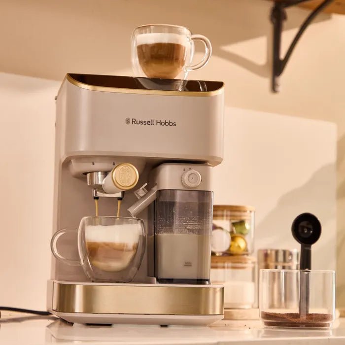 Russell Hobbs Cafe Genie Espresso Machine - 28760 - COFFEE MAKERS / ACCESSORIES - Beattys of Loughrea