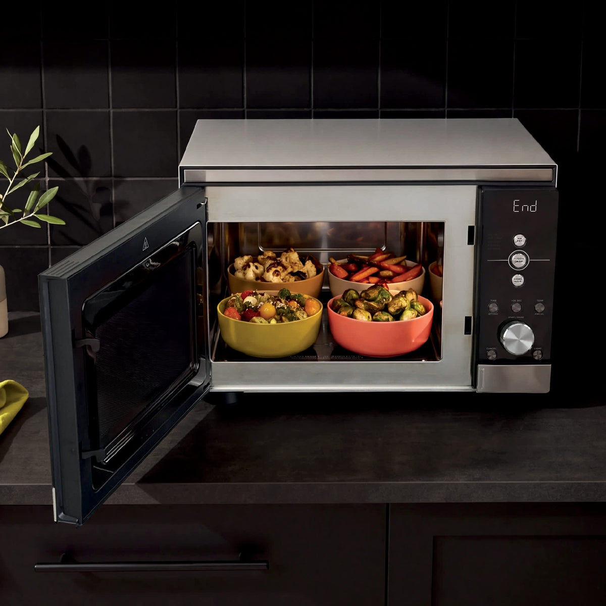 Ninja CRISPi Microwave, Air Fryer & Oven - Silver (MW101UK)