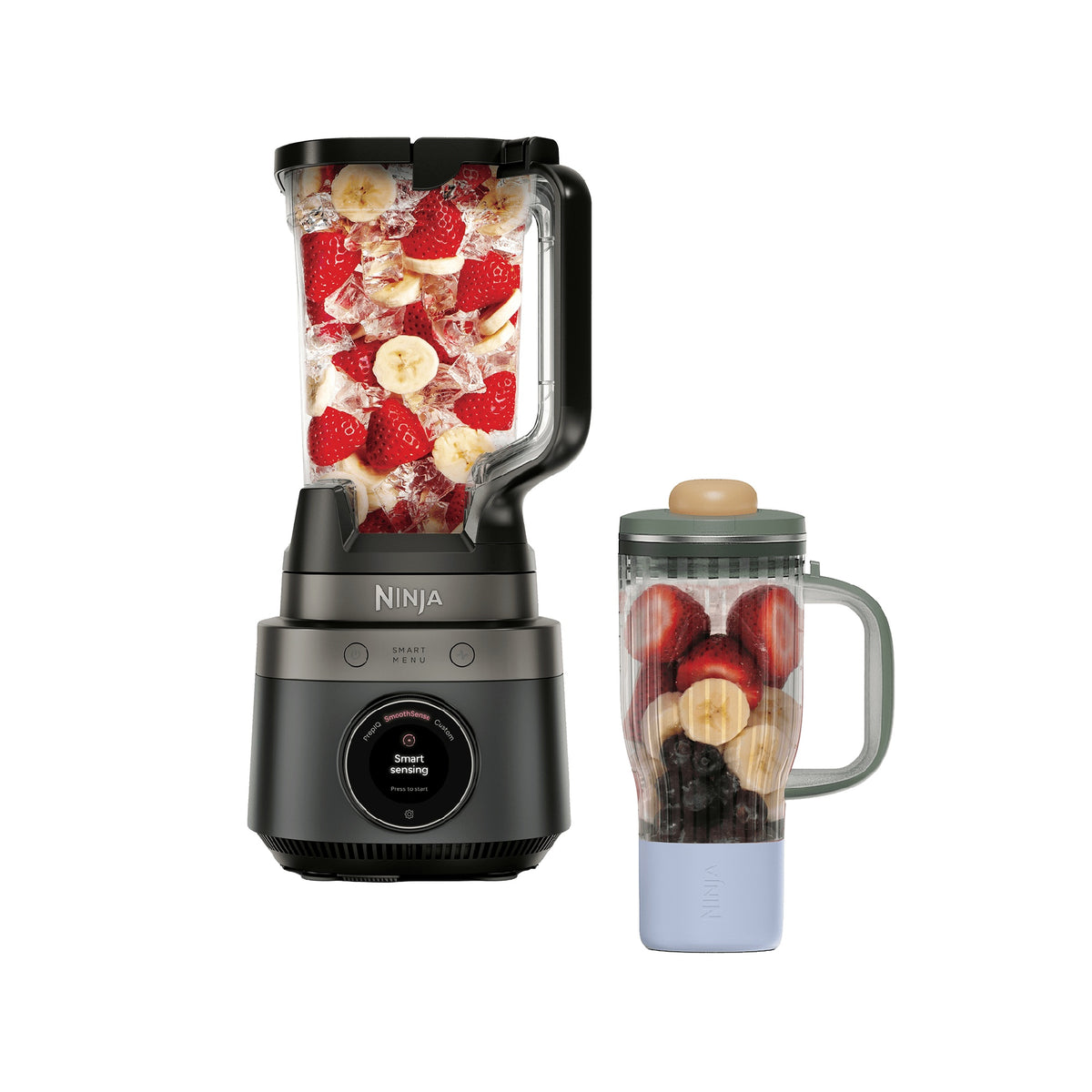 Ninja CrushBoss 2-in-1 Blender Duo with BlendBoss Tumbler - Onyx (LB301UKBK)