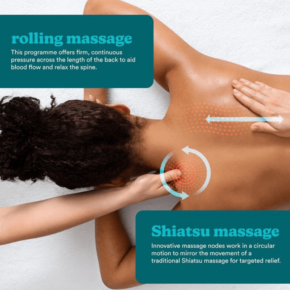 HoMedics Full Body Flex Massage Cushion with Heat, MCS-512H-EB - HEAT MASSAGERS - Beattys of Loughrea