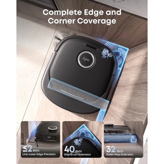 eufy Robot Vacuum Omni E35 with All-in-One Station, Black - ROBOT VACUUM CLEANER - Beattys of Loughrea
