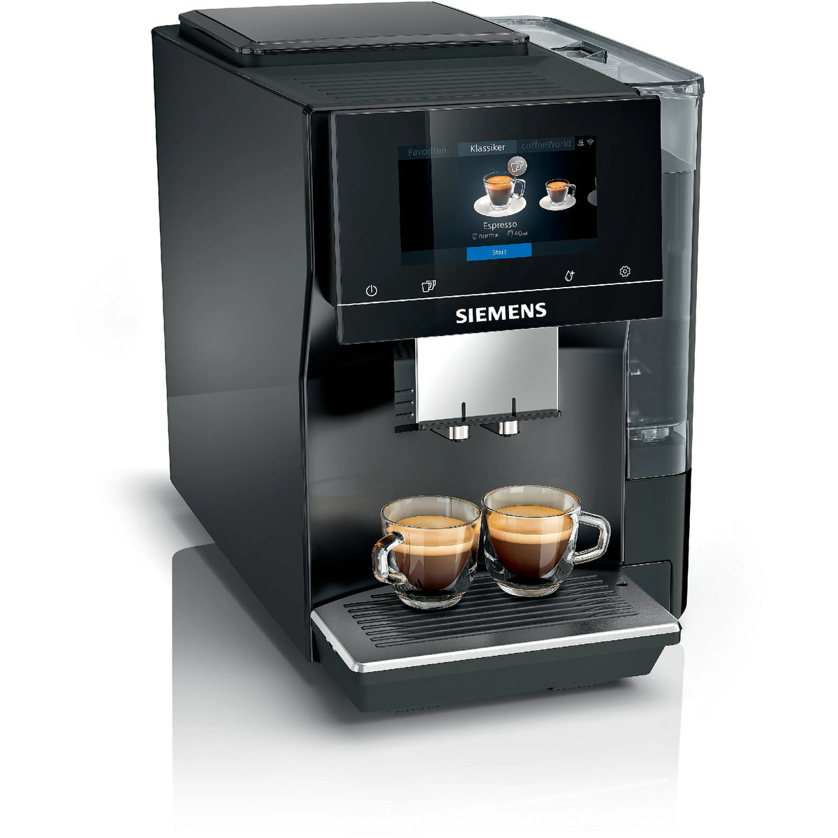 Siemens EQ700 Classic Piano Black Bean-to-Cup Coffee Machine (TP713GB9)