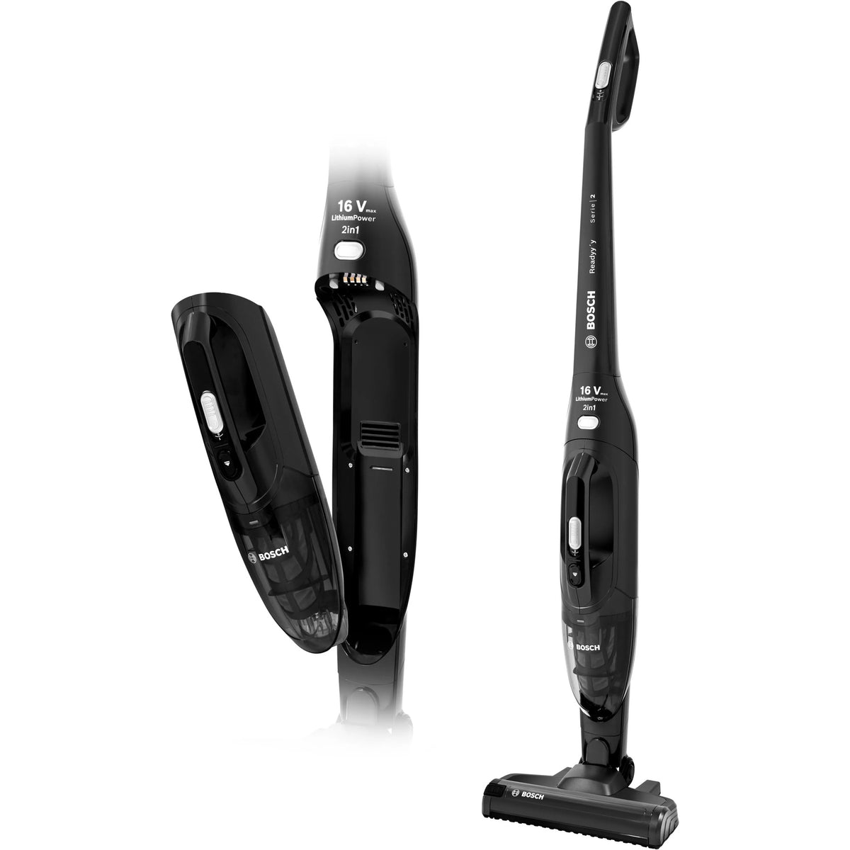 Bosch Readyy'y Series 2 Cordless Vacuum, Black | BCHF220GB - VACUUM CLEANER NOT ROBOT - Beattys of Loughrea
