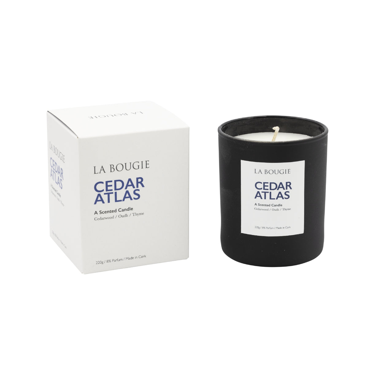 La Bougie Cedar Atlas Candle 220g - CANDLES - Beattys of Loughrea