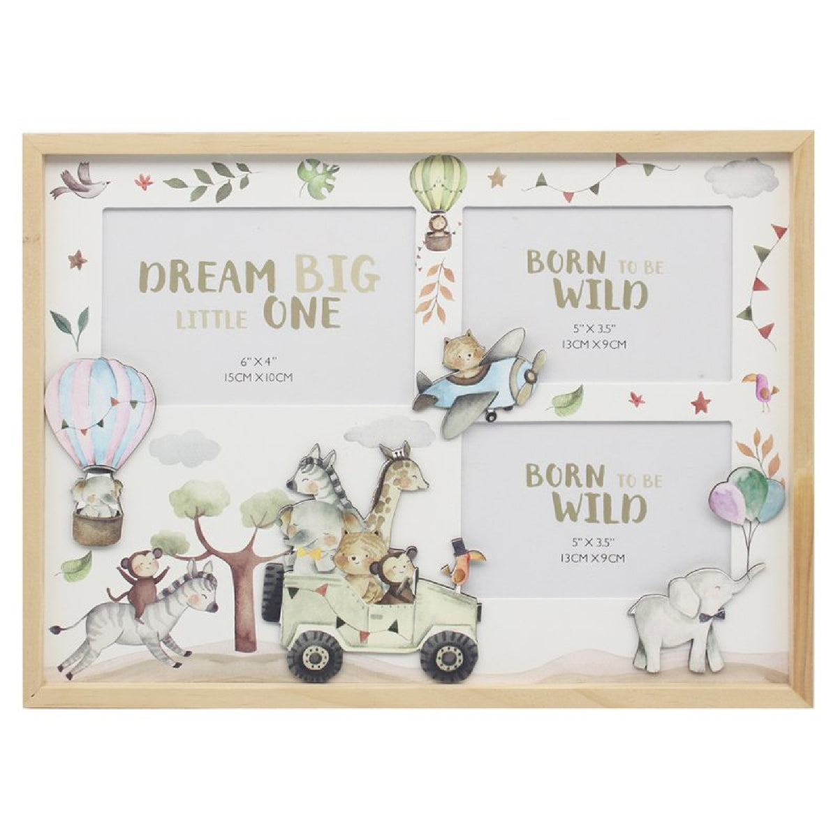 Dream Big Collage Photo Frame - PHOTO FRAMES - PLATED, GILT, STONE - Beattys of Loughrea