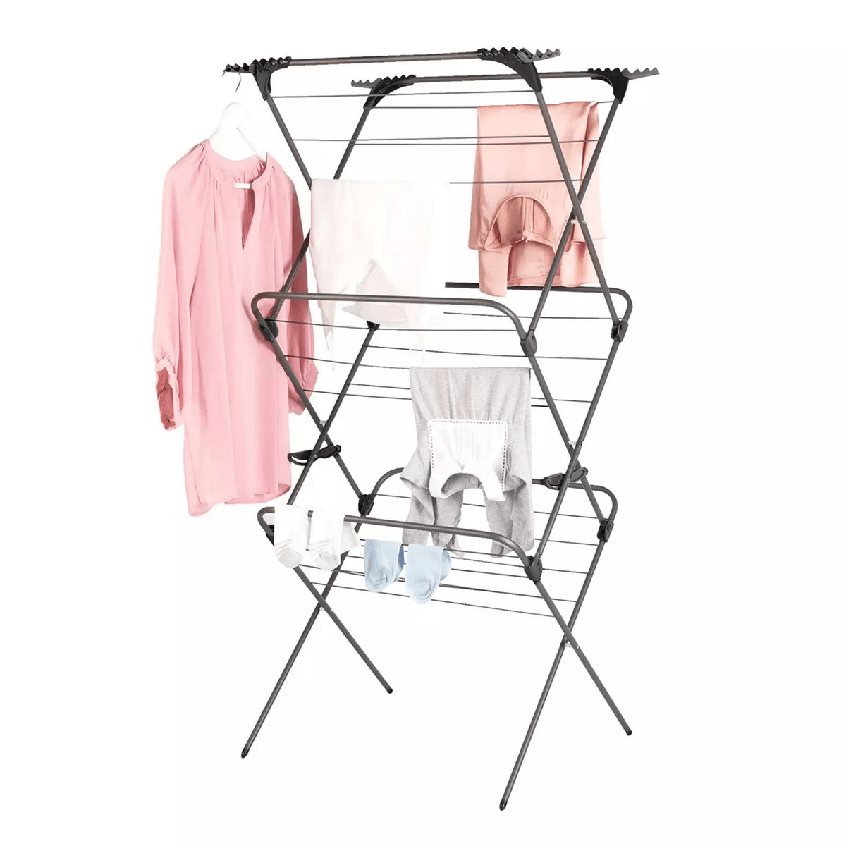 Minky Sure Grip 3 Tier Concertina Airer, 21m - CLEANING CLOTHES AIRER - Beattys of Loughrea
