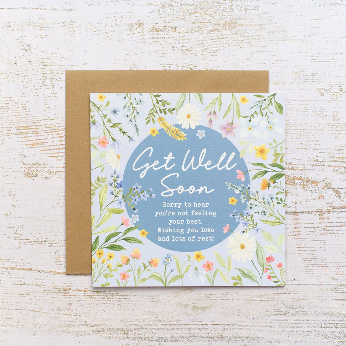 R13 GARDEN IMPRESSIONS GET WELL SOON CARD 4GI108