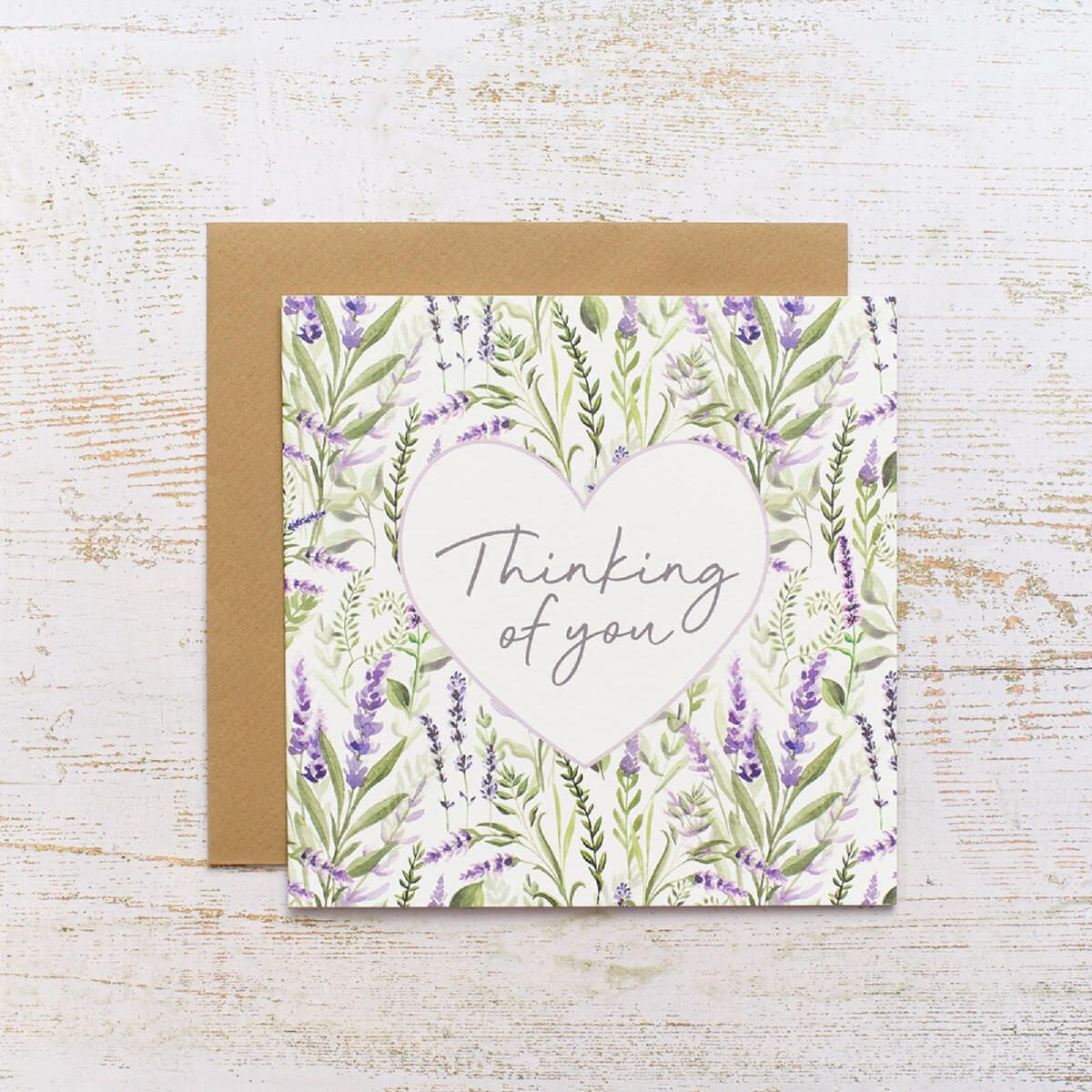 R13 LAVENDER THINKING OF YOU CARD 4LA106