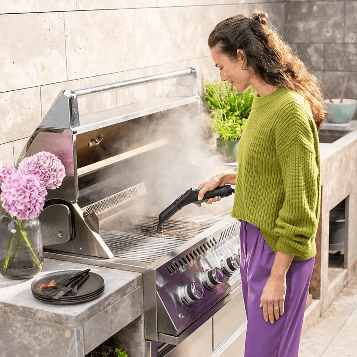 Kärcher SC3 Deluxe Home Steam Cleaner, White - STEAM CLEANER - Beattys of Loughrea