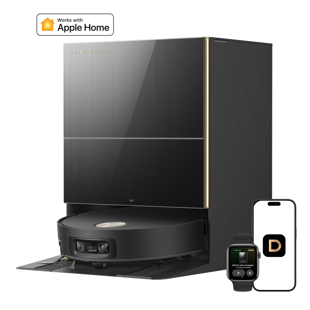 Dreame X60 Pro Ultra Complete Robot Vacuum & Mop, Black - VACUUM CLEANER NOT ROBOT - Beattys of Loughrea