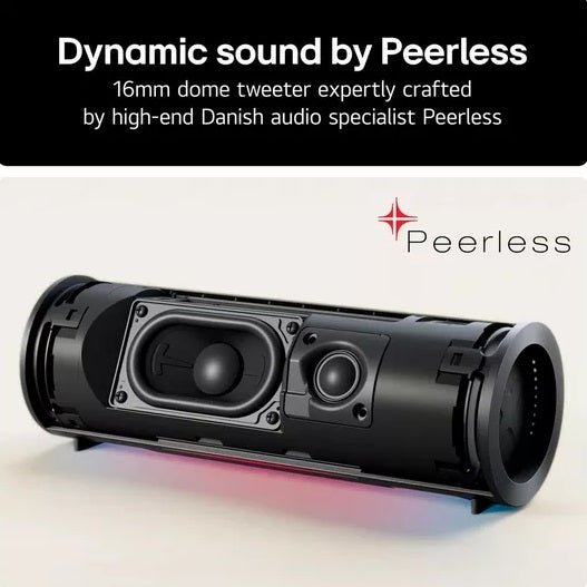 LG XBOOM Grab Portable Bluetooth Speaker - Black - SPEAKERS HIFI MP3 PC - Beattys of Loughrea