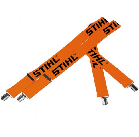 Stihl Orange Braces with Metal Clips 110cm 0000841510 - CHILDRENS CLOTHES/HATS/SCARF GLOVES - Beattys of Loughrea