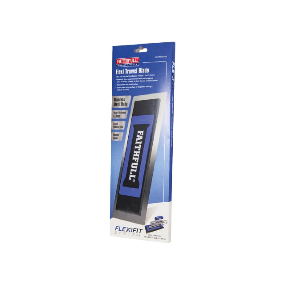 Faithfull Flexifit Trowel Blade, Stainless Steel - 405mm (16in)