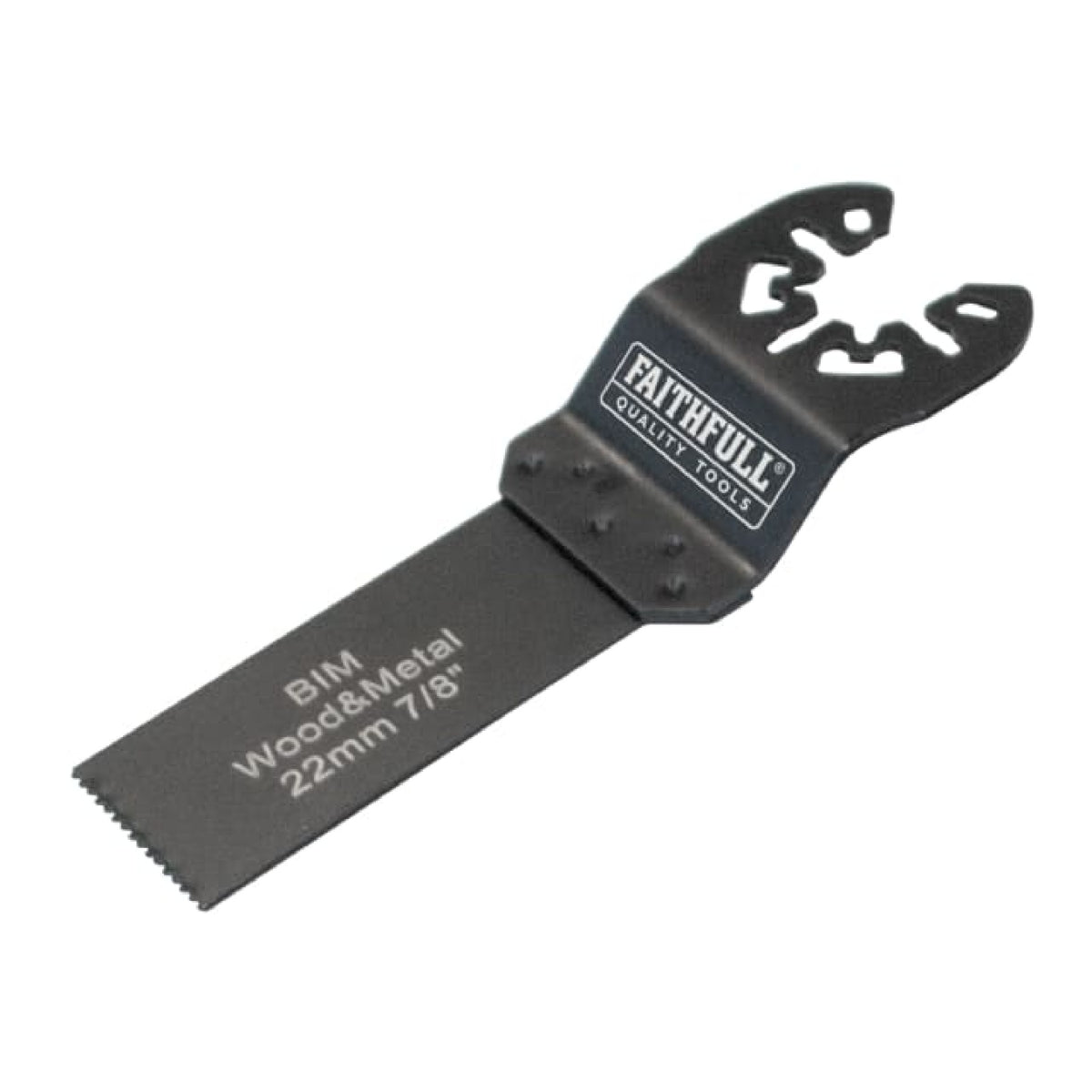 Faithfull Bi-Metal Flush Cut Wood & Metal Multi-Tool Blade 22mm, Universal Fit