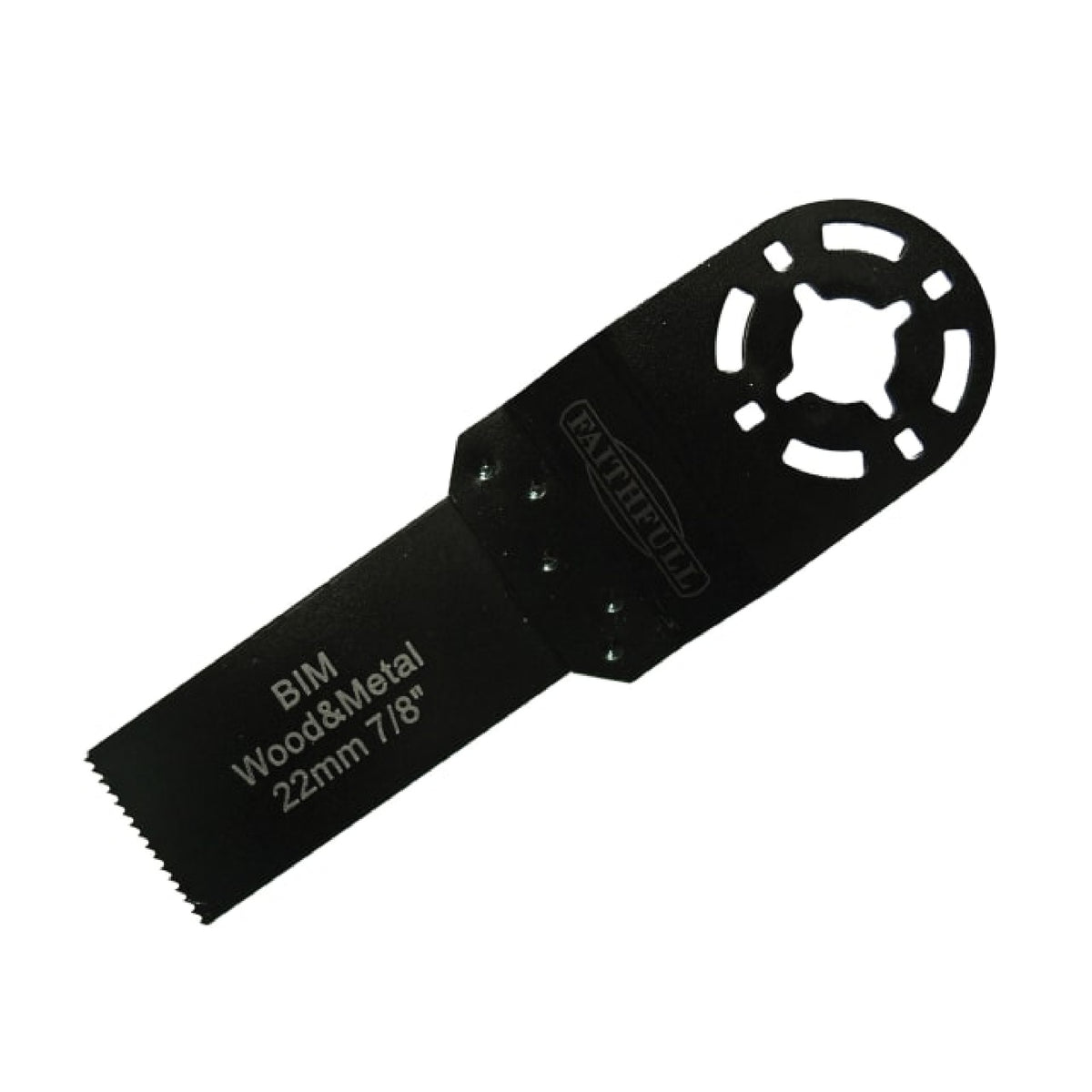 Faithfull Bi-Metal Flush Cut Wood & Metal Multi-Tool Blade 22mm, Universal Fit