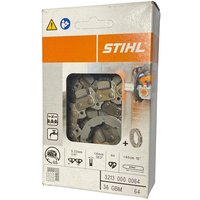 Stihl Diamond Chain 16" 36 GBM - 32130000064 - SP BAR & CHAIN - Beattys of Loughrea