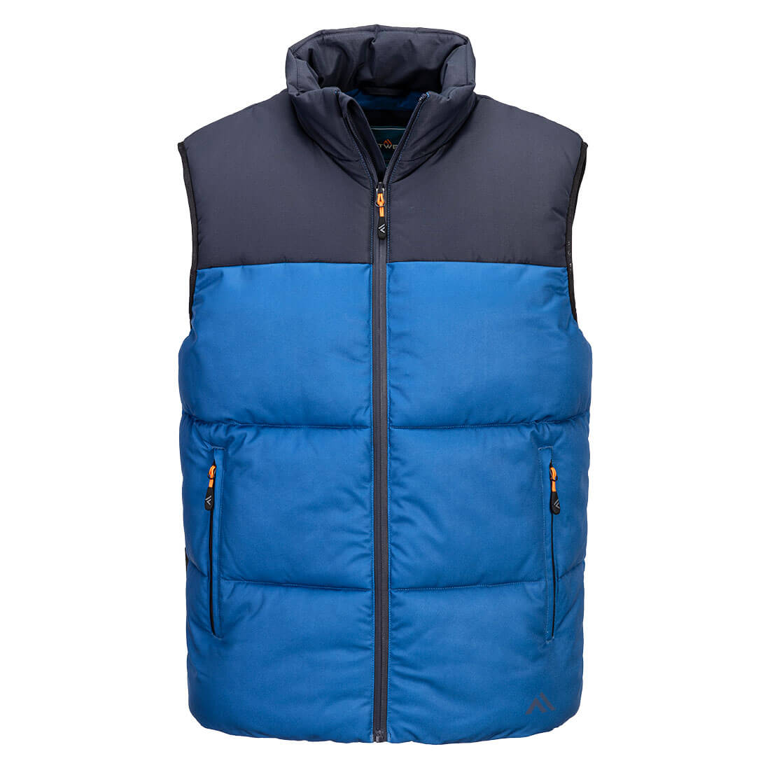 Portwest KX305 Insulated Sleeveless Baffle Quartz/Navy Medium - JACKET/ BODYWARMER - Beattys of Loughrea
