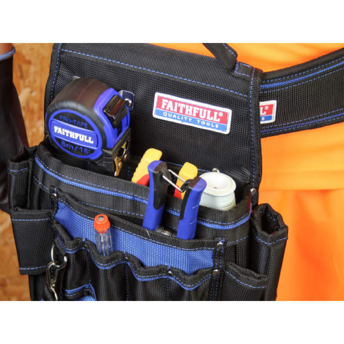 Faithfull Electricians Tool Pouch, 2100D Nylon