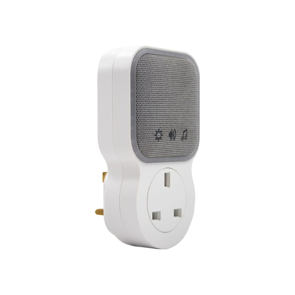 Uni-Com Plug-Through Door Chime, White