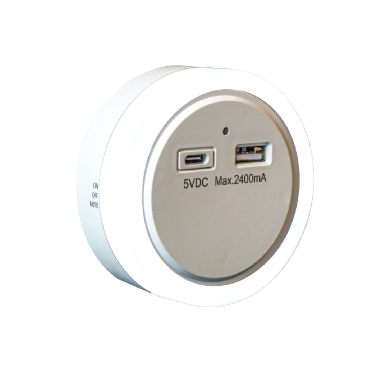 Uni-Com Night Light with USB-A and USB-C Charging