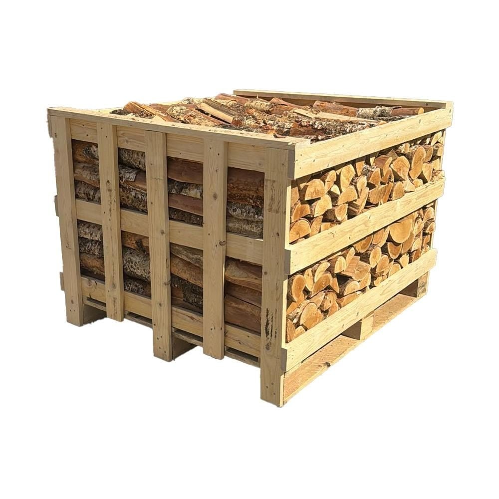 Kiln Dried Premium Quality Birch Logs in Crate - FIREWOOD - Beattys of Loughrea