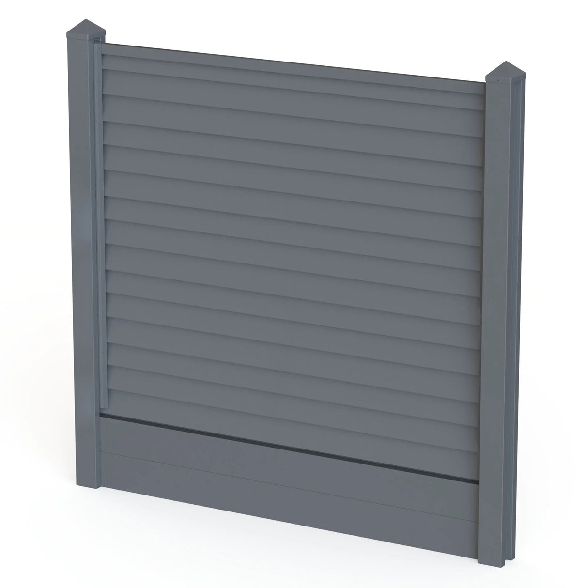 Satus Fence Standard Bullet Nose Fence Panel Pack 1800mm Merlin Grey - TRELLIS, FENCING, ARCHES - Beattys of Loughrea