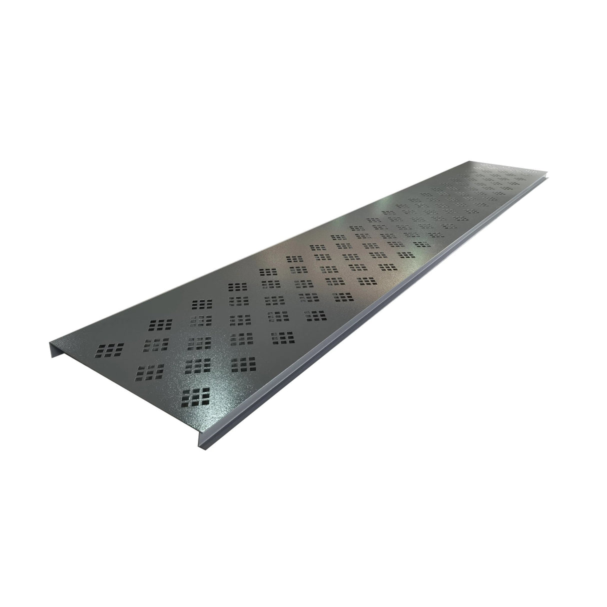 Satus Fence Diamond Holes Trellis Panel 1780x300mm Merlin Grey - TRELLIS, FENCING, ARCHES - Beattys of Loughrea