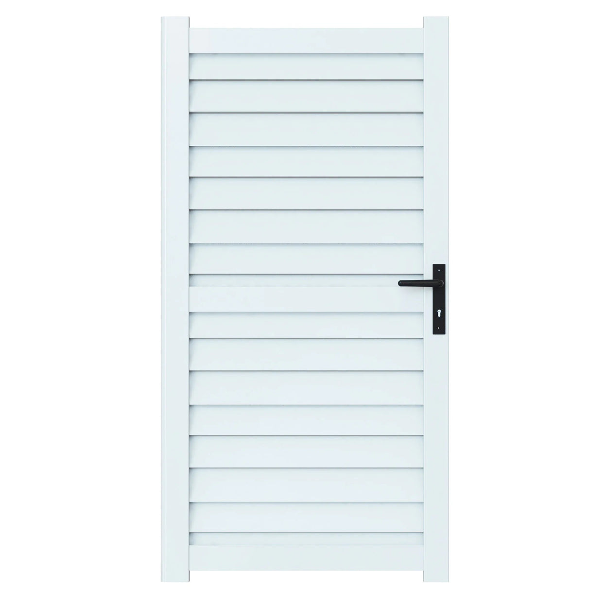 Satus Fence Garden Gate 900x1765mm Fully Assembled Goosewing Grey - TRELLIS, FENCING, ARCHES - Beattys of Loughrea