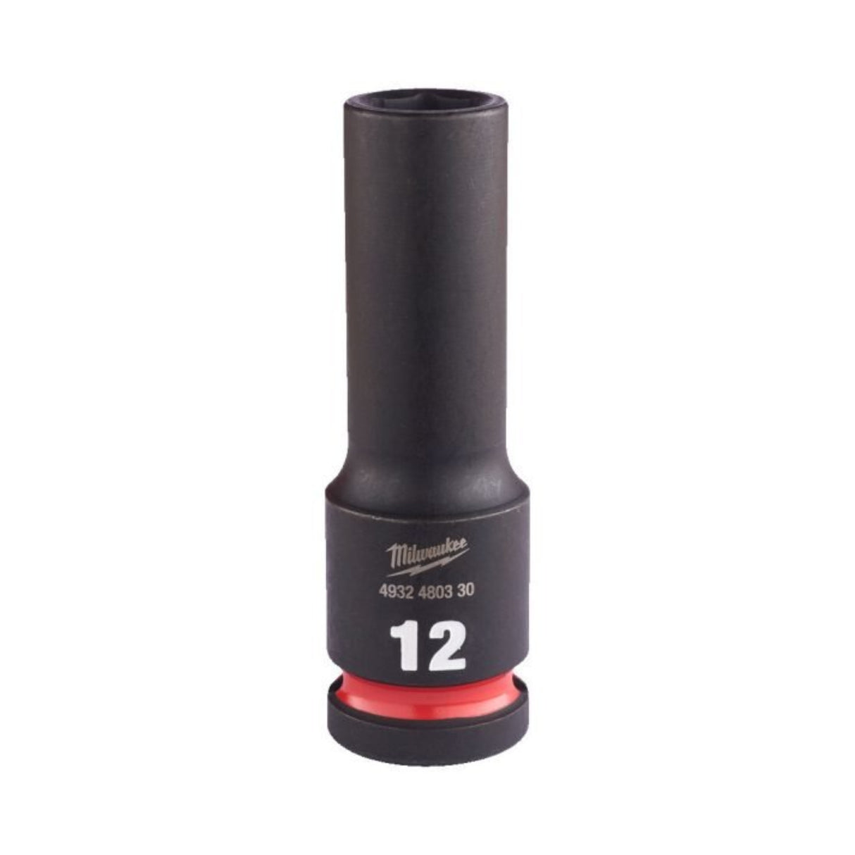 Milwaukee Shockwave Impact Socket 1/2" Drive 12mm Deep 4932480330 - SOCKETS - SINGLE, NOT SETS - Beattys of Loughrea