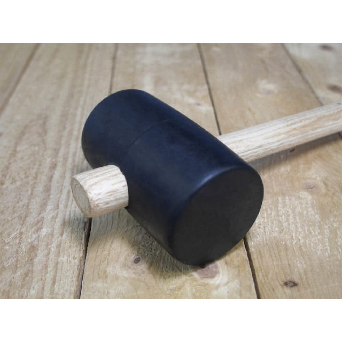 Faithfull Black Rubber Mallet, 24oz FSC Handle