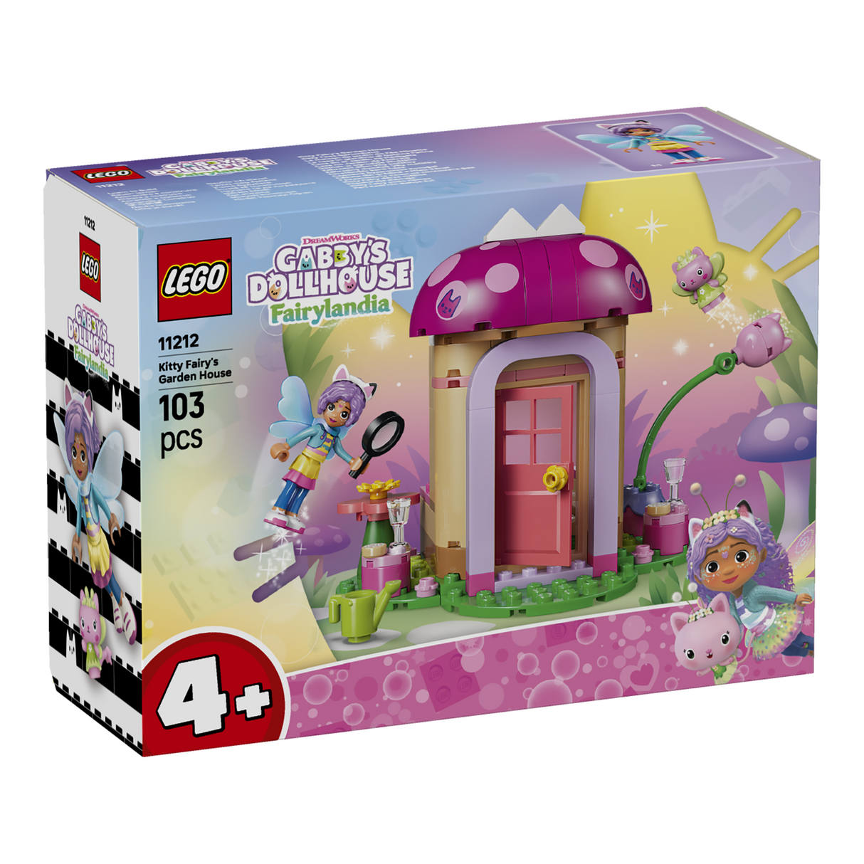 LEGO® Gabby’s Dollhouse Kitty Fairy’s Garden House Toy 11212