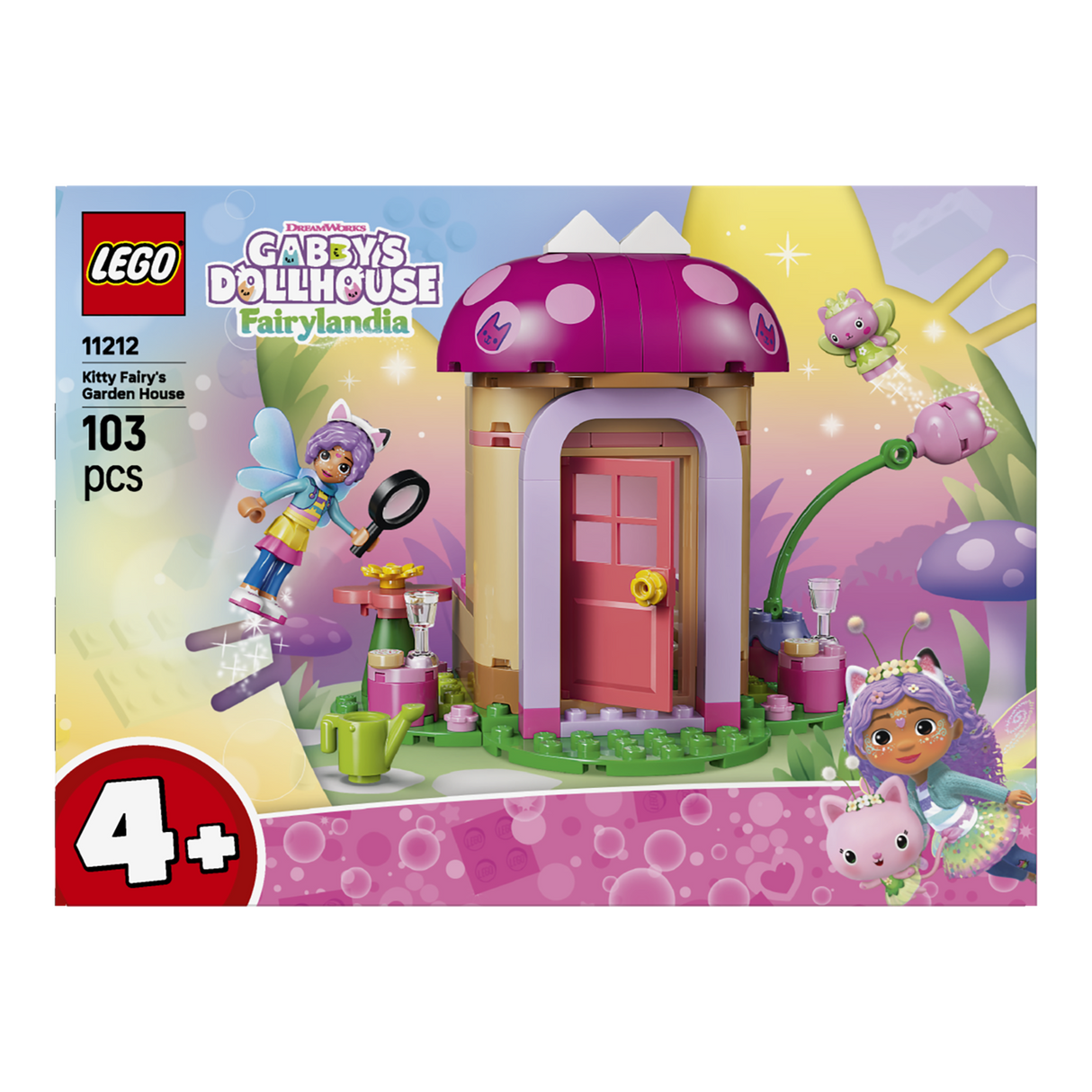 LEGO® Gabby’s Dollhouse Kitty Fairy’s Garden House Toy 11212