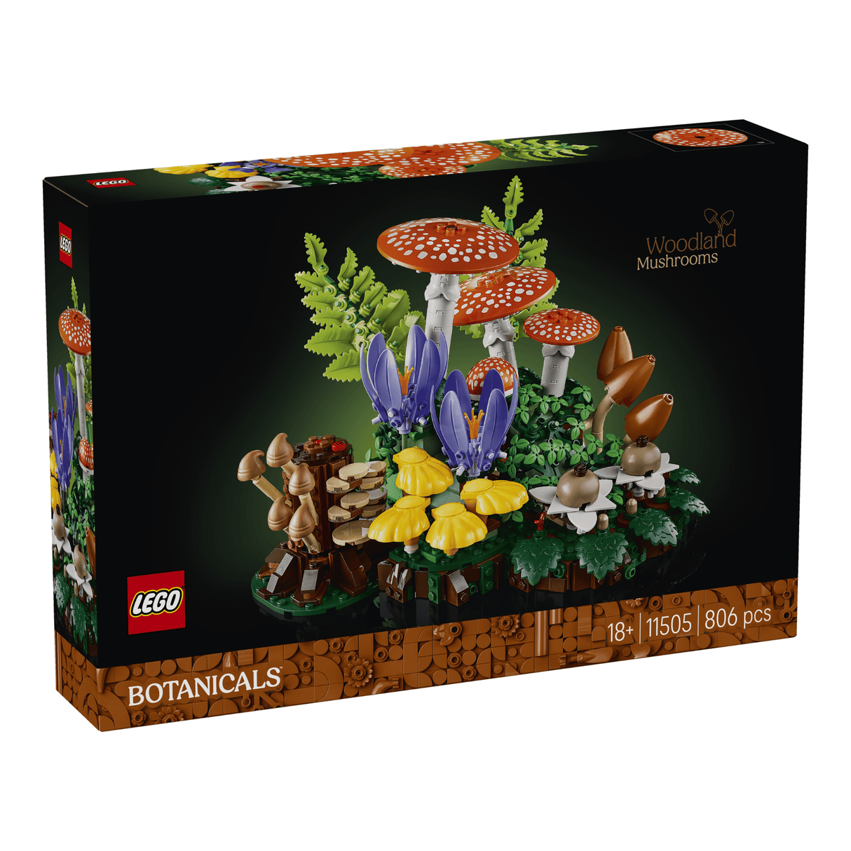 LEGO® Botanicals Woodland Mushrooms Building Set 11505 - CONSTRUCTION - LEGO/KNEX ETC - Beattys of Loughrea