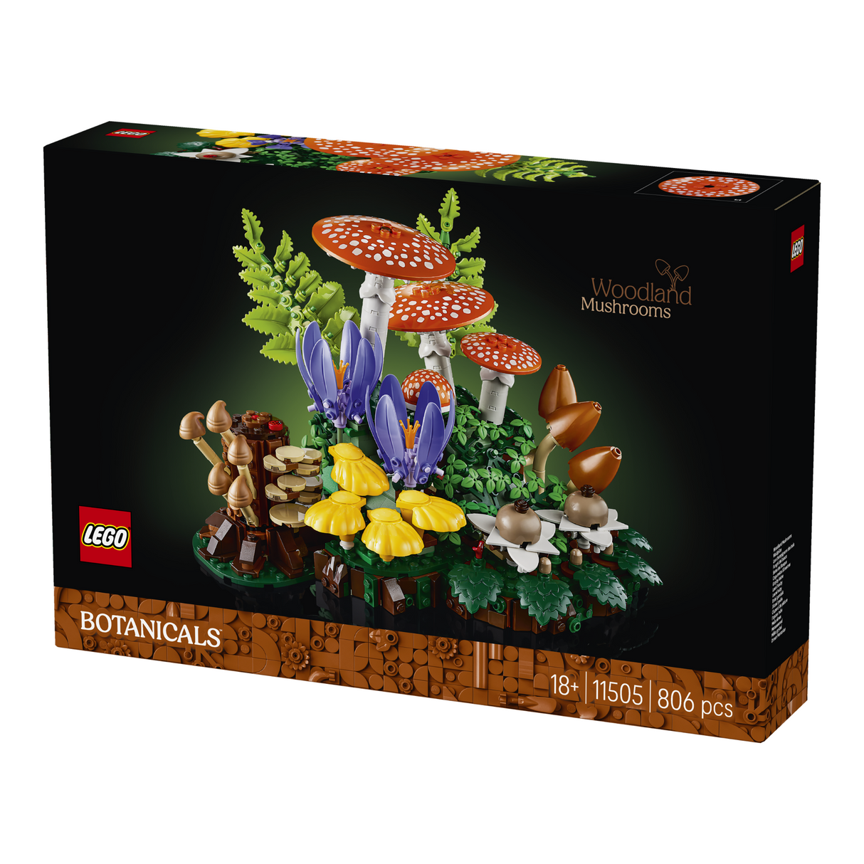 LEGO® Botanicals Woodland Mushrooms Building Set 11505