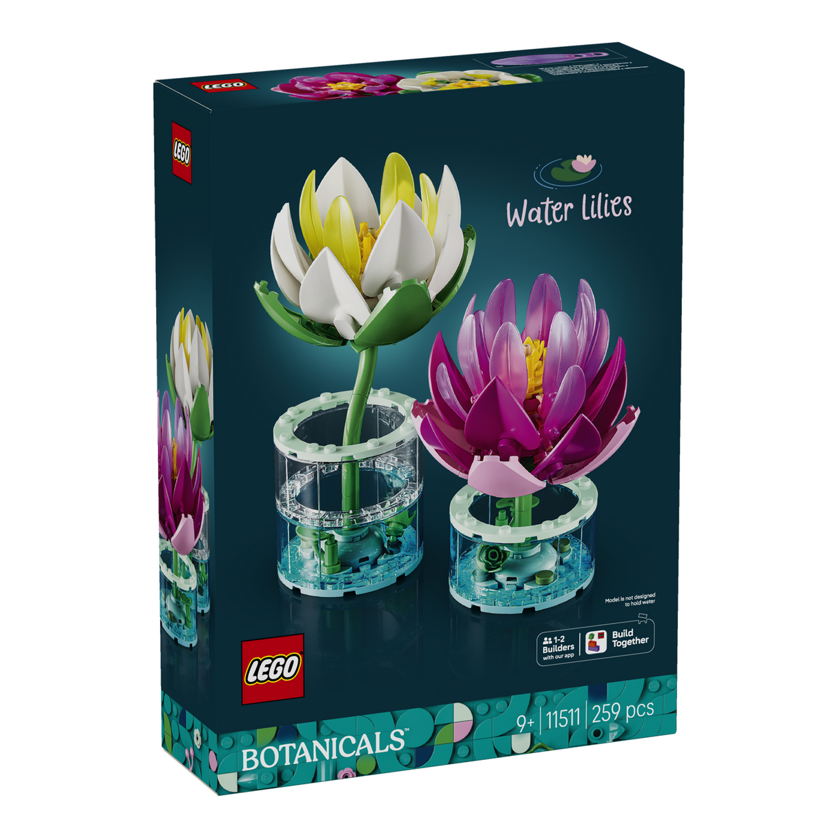 LEGO® Botanicals Water Lilies Flower Building Set 11511