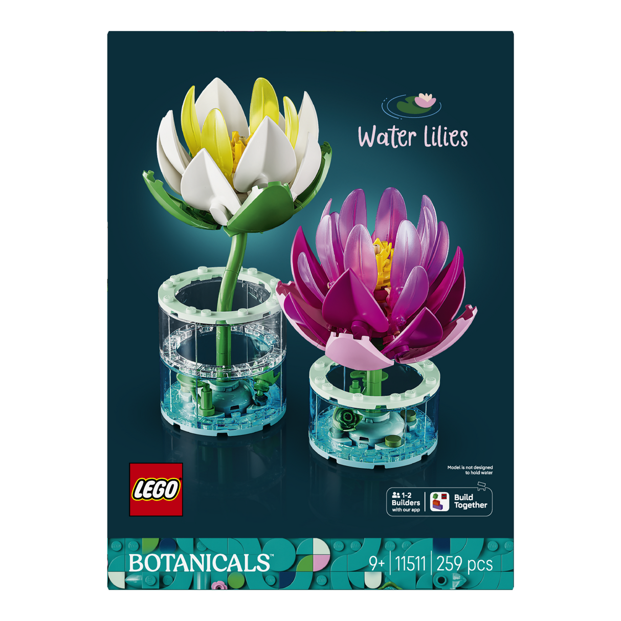 LEGO® Botanicals Water Lilies Flower Building Set 11511
