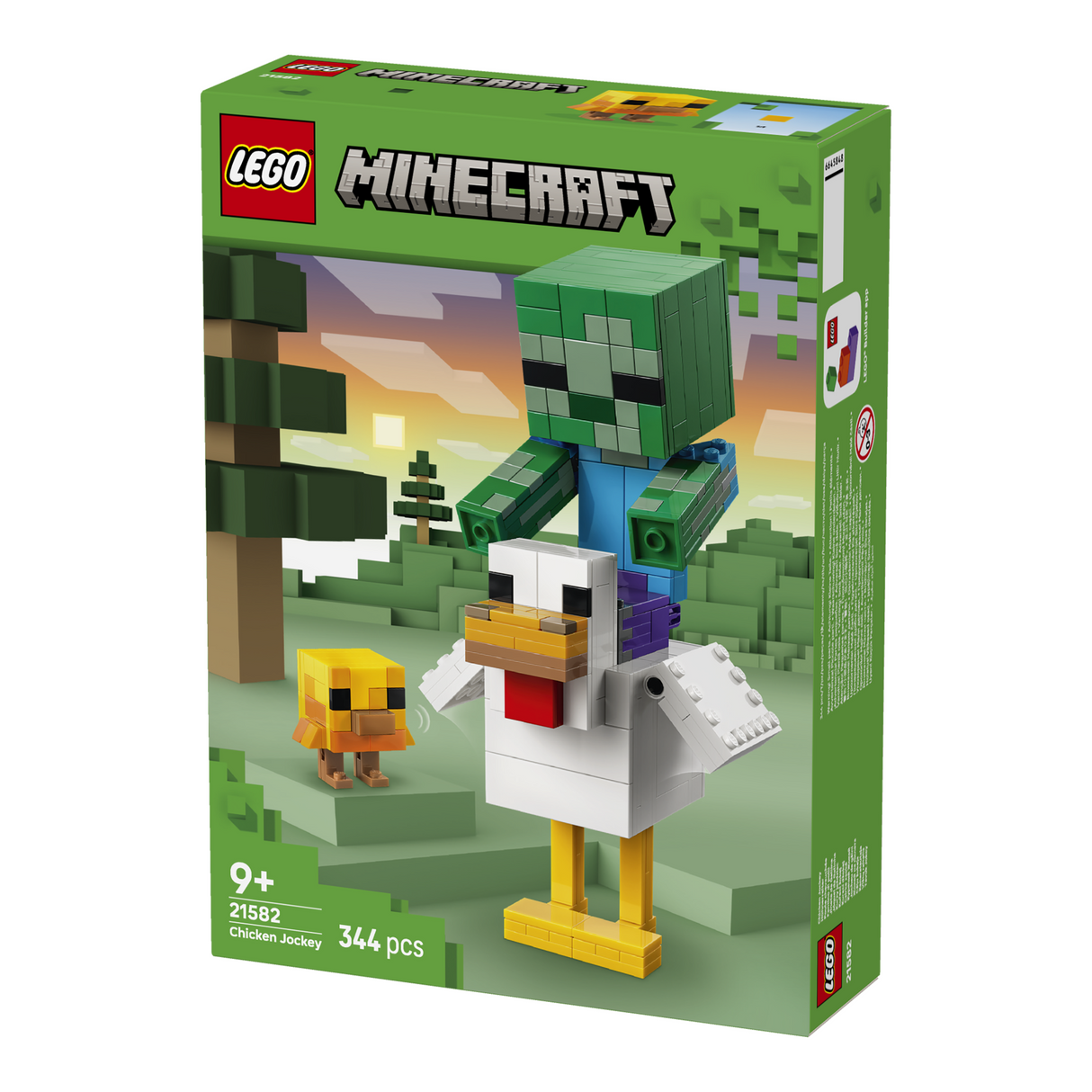 LEGO® Minecraft® Chicken Jockey Building Toy Decor 21582