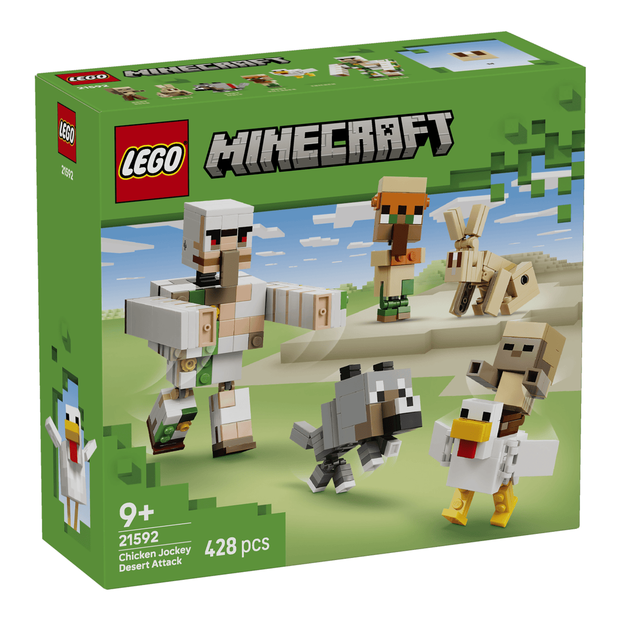 LEGO® Minecraft® Chicken Jockey Desert Attack Toy 21592 - CONSTRUCTION - LEGO/KNEX ETC - Beattys of Loughrea