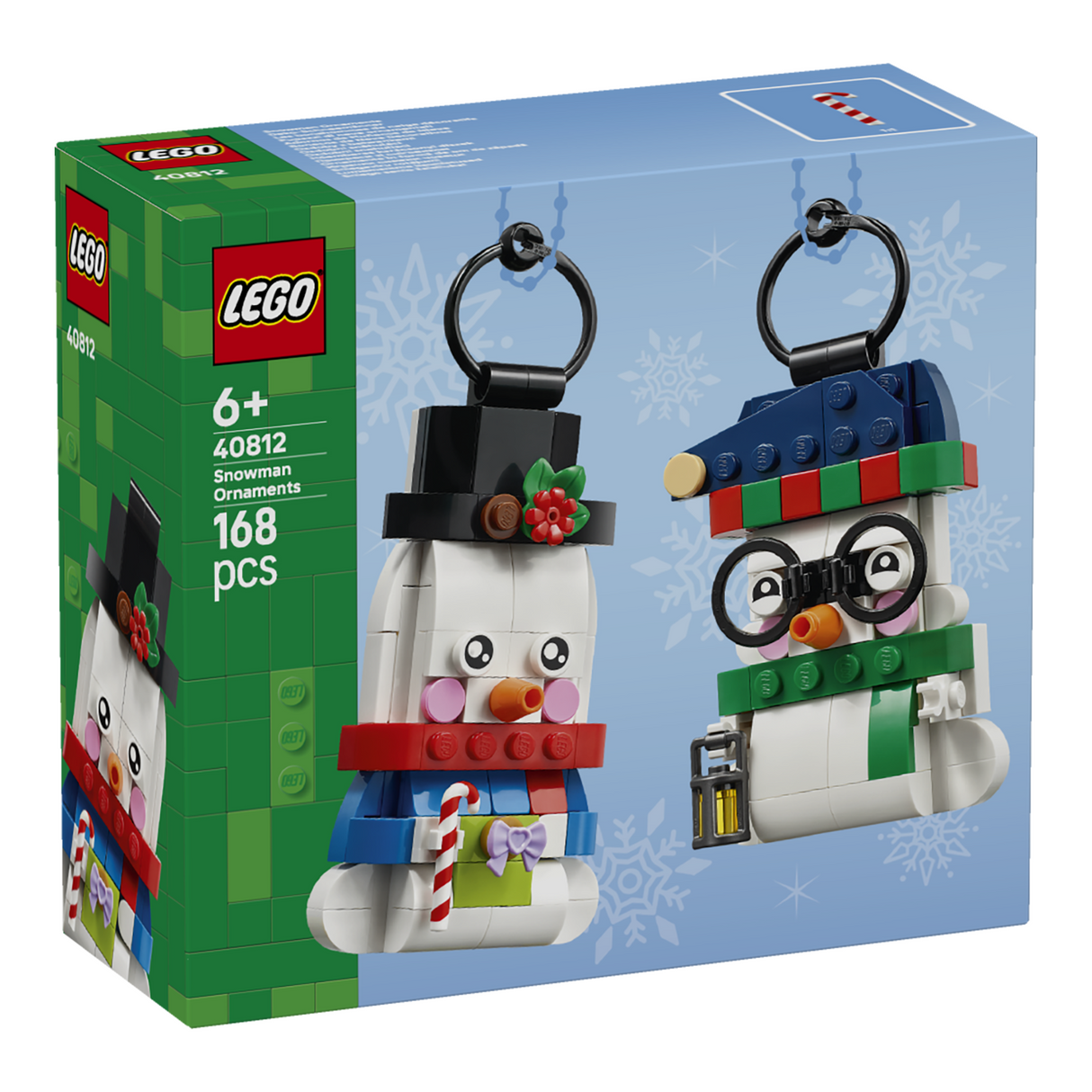 LEGO® Snowman Ornaments Christmas Decor Holiday Decorations 40812
