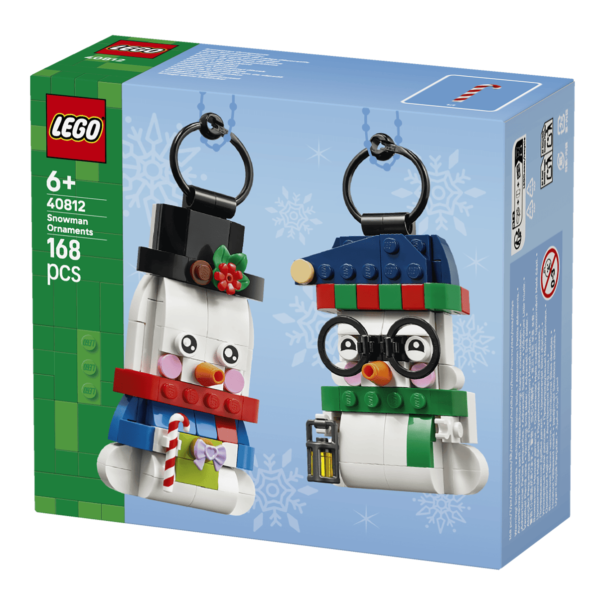 LEGO® Snowman Ornaments Christmas Decor Holiday Decorations 40812 - CONSTRUCTION - LEGO/KNEX ETC - Beattys of Loughrea