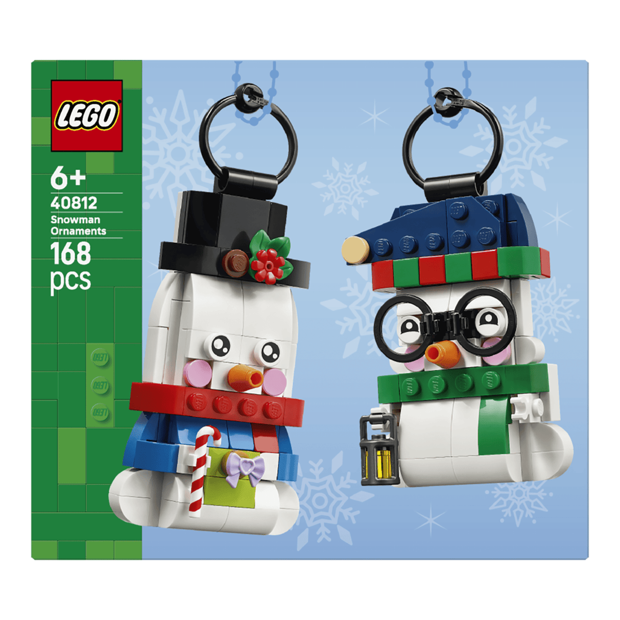 LEGO® Snowman Ornaments Christmas Decor Holiday Decorations 40812 - CONSTRUCTION - LEGO/KNEX ETC - Beattys of Loughrea