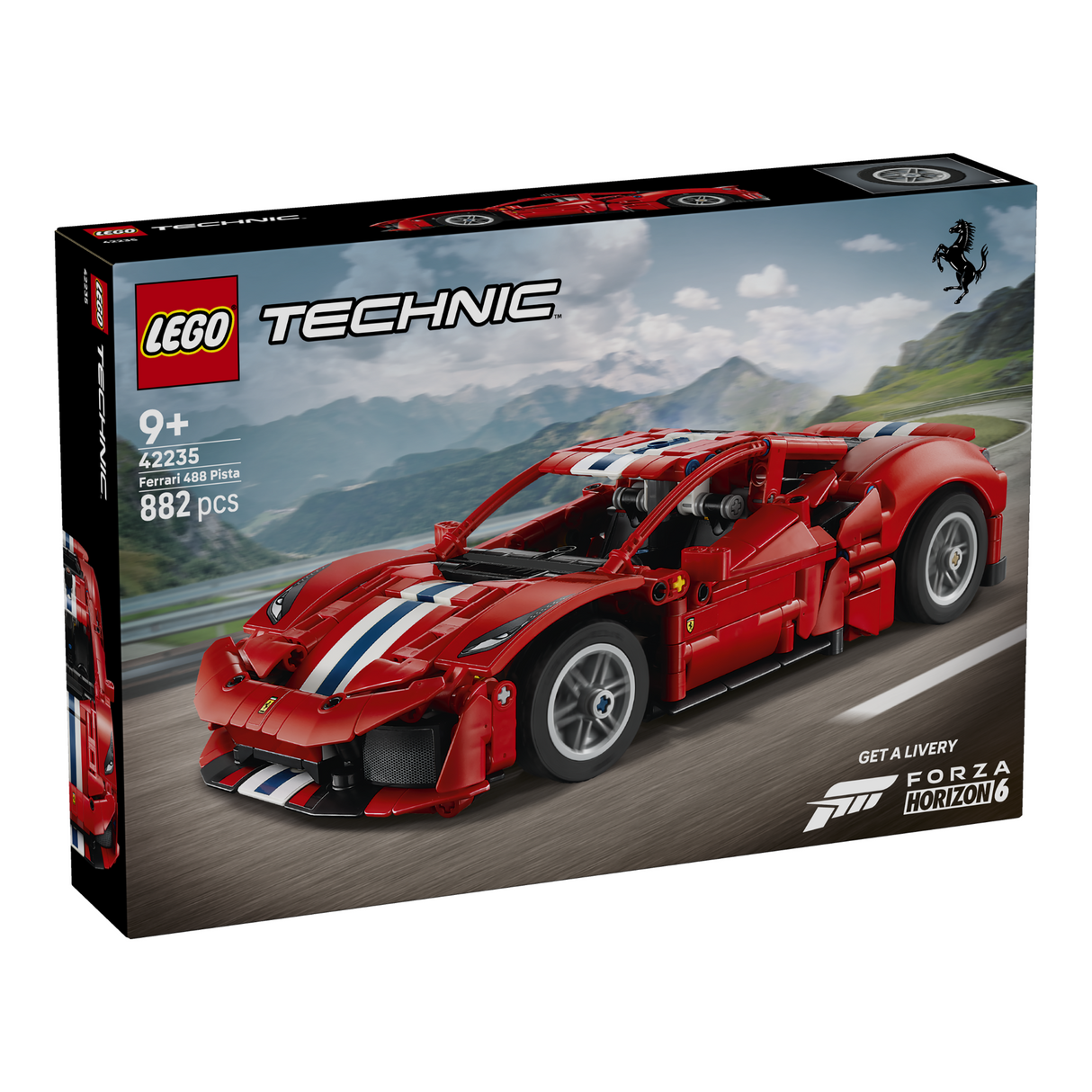 LEGO® Technic Ferrari 488 Pista Car Building Toy 42235