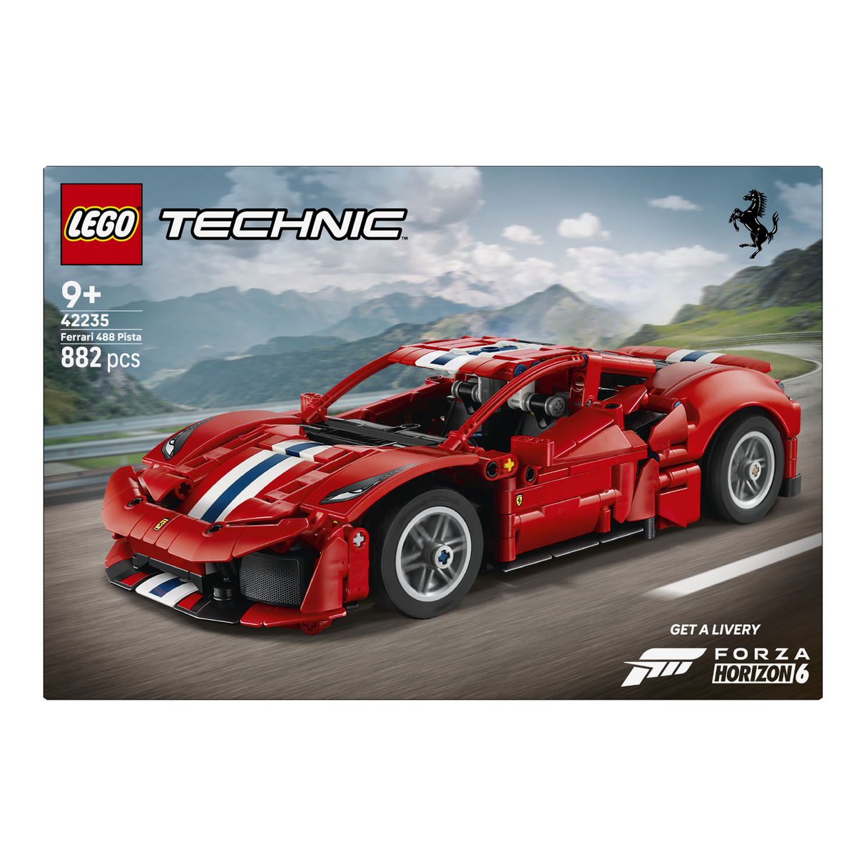LEGO® Technic Ferrari 488 Pista Car Building Toy 42235 - CONSTRUCTION - LEGO/KNEX ETC - Beattys of Loughrea
