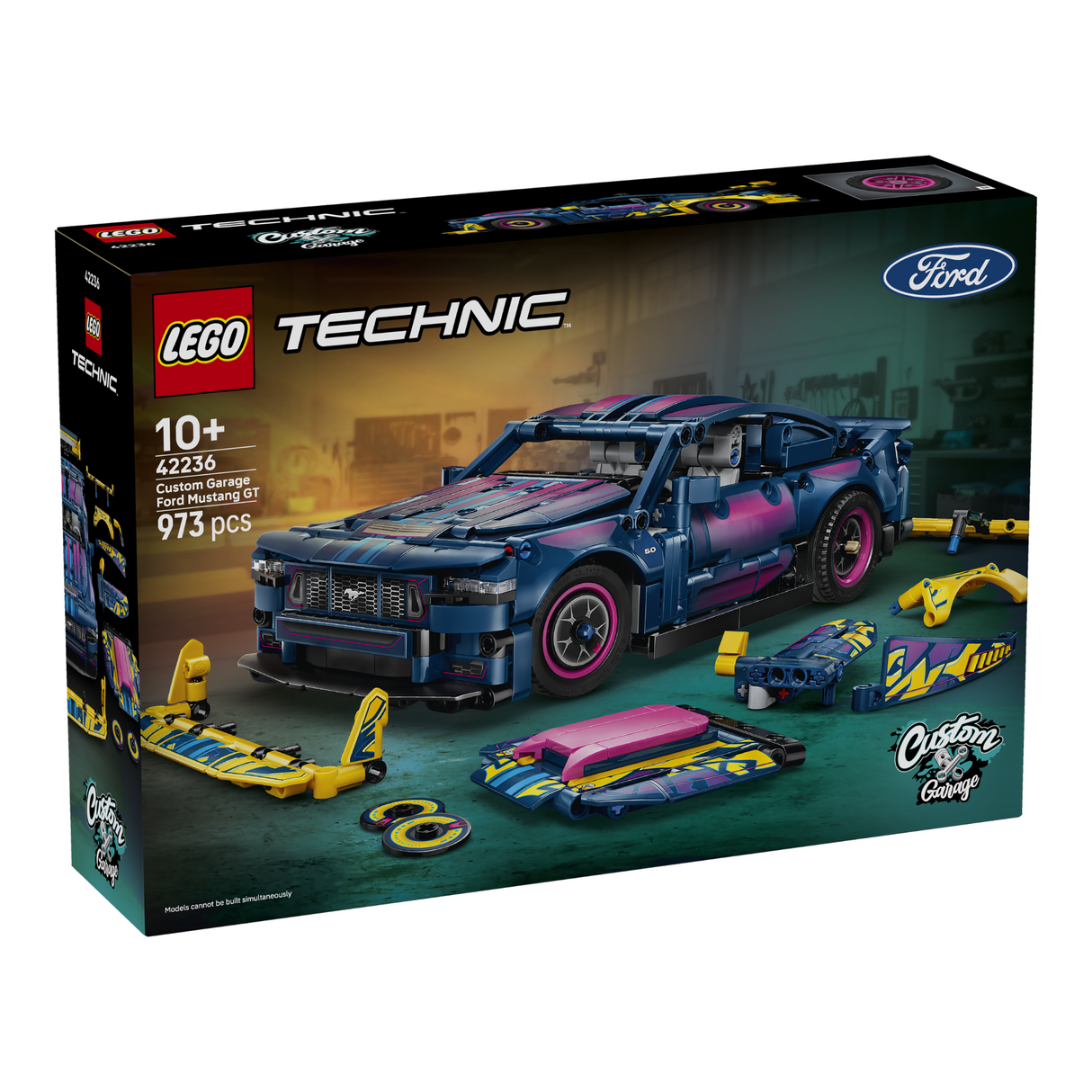 LEGO® Technic Custom Garage Ford Mustang GT Car Toy 42236