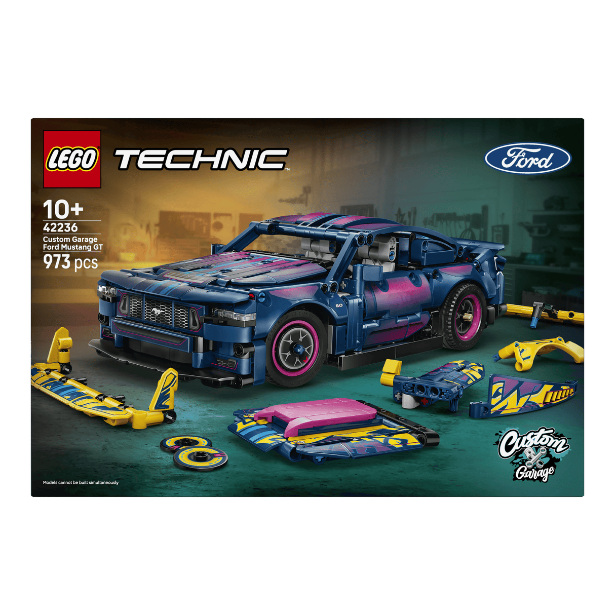 LEGO® Technic Custom Garage Ford Mustang GT Car Toy 42236 - CONSTRUCTION - LEGO/KNEX ETC - Beattys of Loughrea