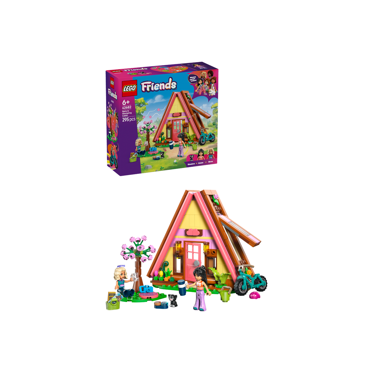 LEGO® Friends Nature Glamping Cabin Building Toy 42682