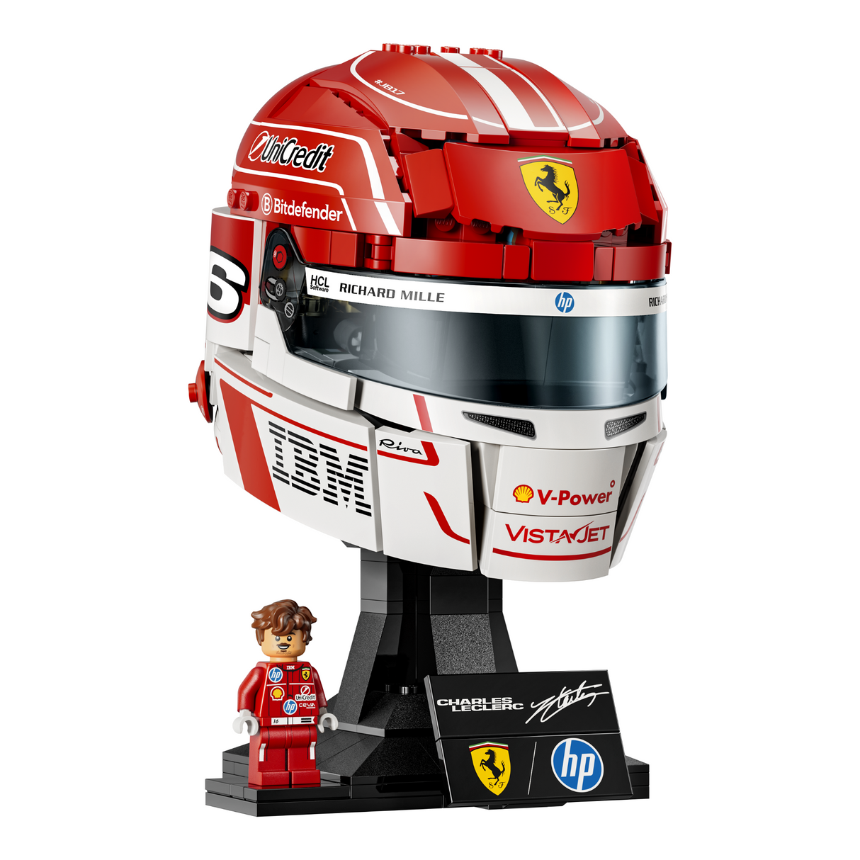 LEGO Editions Scuderia Ferrari HP Charles Leclerc Helmet 43014