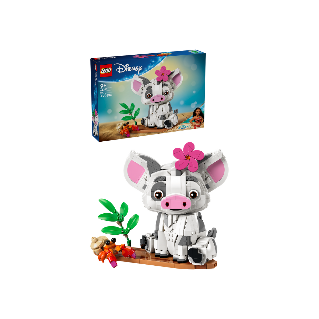 LEGO Disney Moana Pua Building Toy Pig Decoration 43292